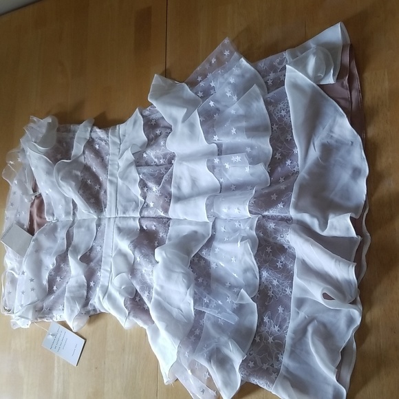 For Love And Lemons Cosmic Tiered Lace Mini Dress - Picture 14 of 16